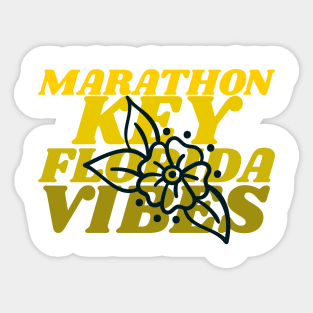 MARATHON FLORIDA T-SHIRT Sticker